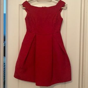 Red Cocktail Dress, Size Small